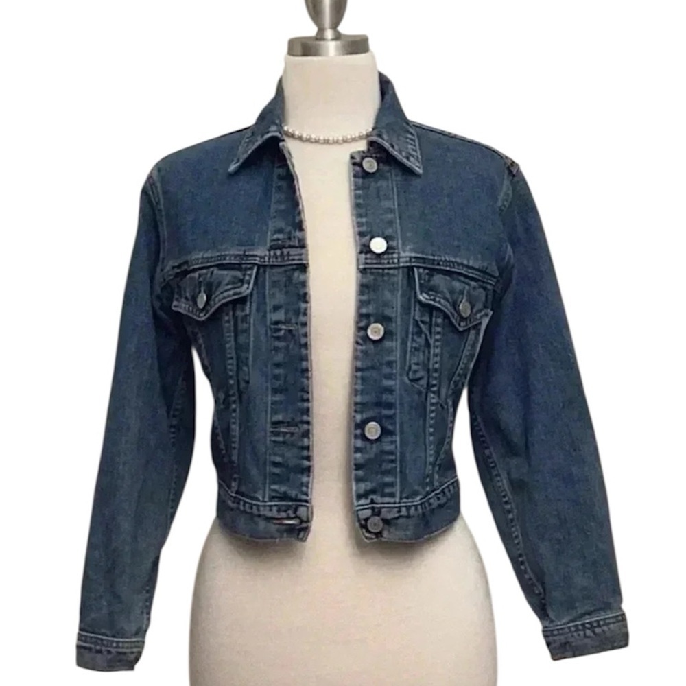 Vintage- BANANA REPUBLIC Red Label Limited Edition Denim Jacket - Picture 1 of 9